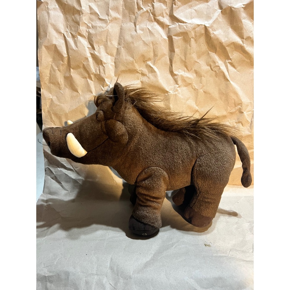 Build-A-Bear Disney The Lion King Pumbaa Plush Brown Warthog Stuffed Animal